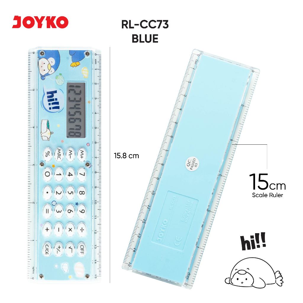 

Kalkulator Model PenGGaris JOYKO 8 Digit 15cm Fancy