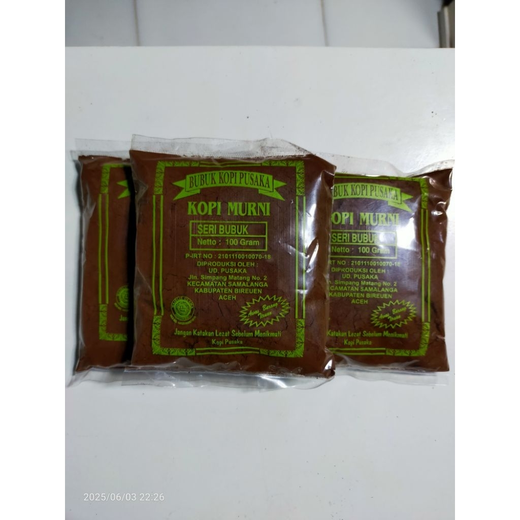 

Bubuk Kopi Pusaka