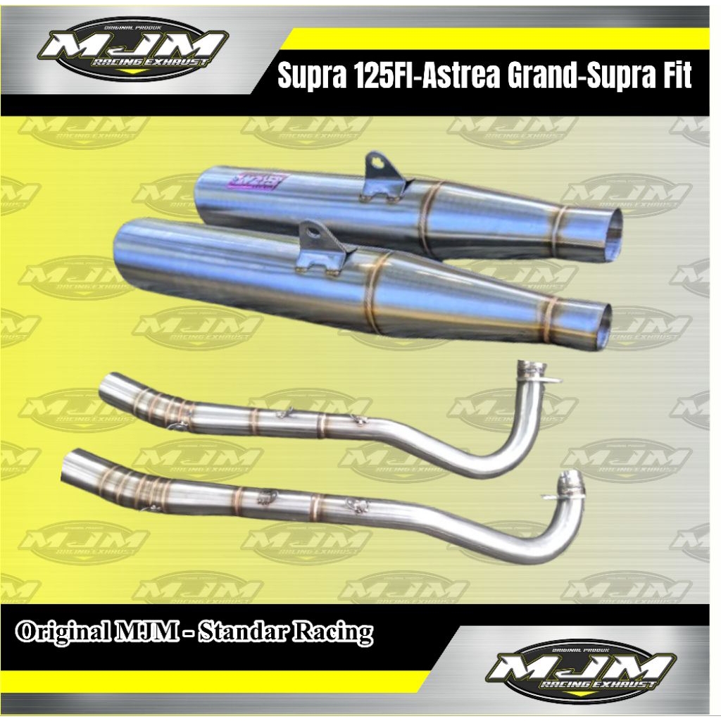 Knalpot standar racing karisma, Supra fit,smash,original mjm exhaust