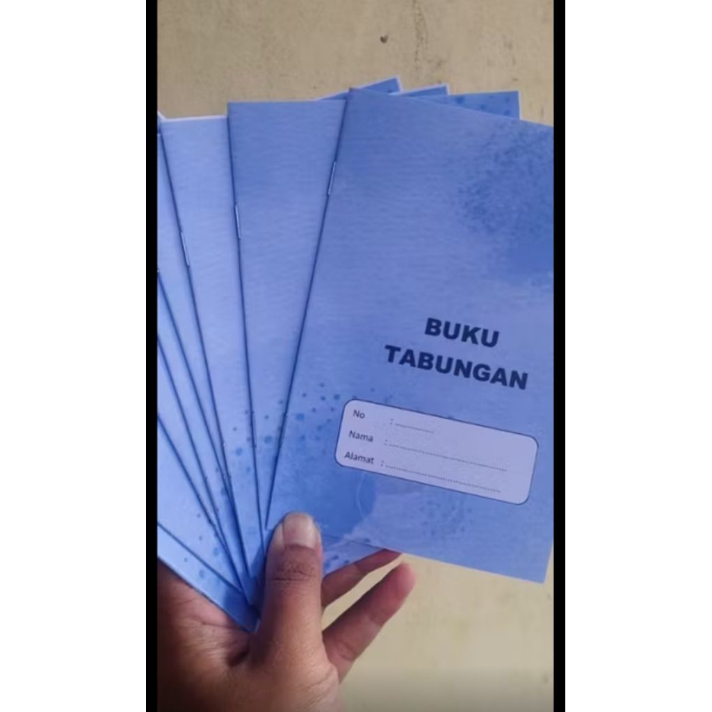 

Buku tabungan motif 16 halaman