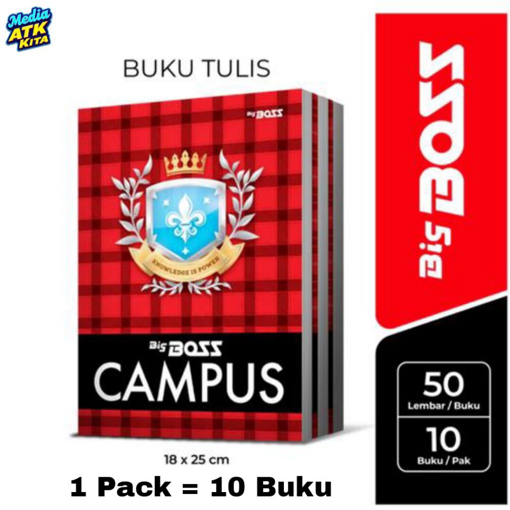 

Buku Tulis Panjang Bigboss 1 Pack (10 Buku)