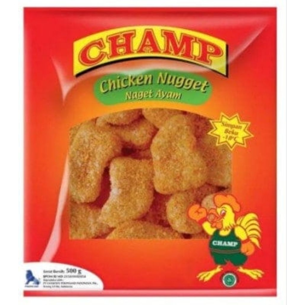 

champ chicken nugget 500 gr