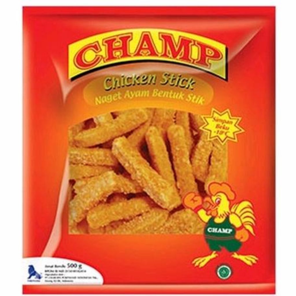 

champ chicken nugget stick 500 gr