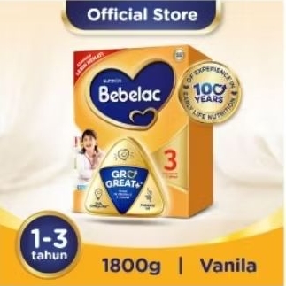 

BEBELAC 3+ GroGreat Susu Bubuk Pertumbuhan Anak Vanila 1.8 Kg