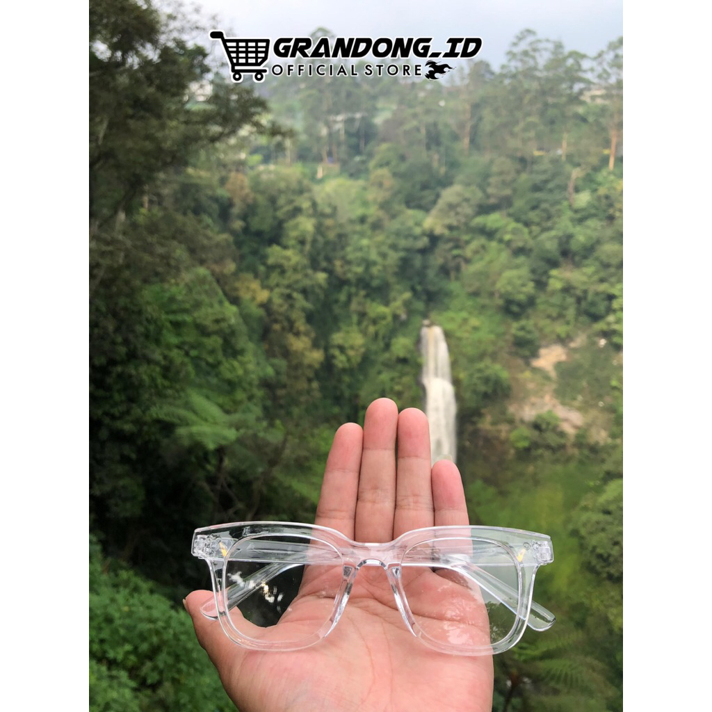 KACAMATA VINCENT LOGO V FRAME TRANSPARAN