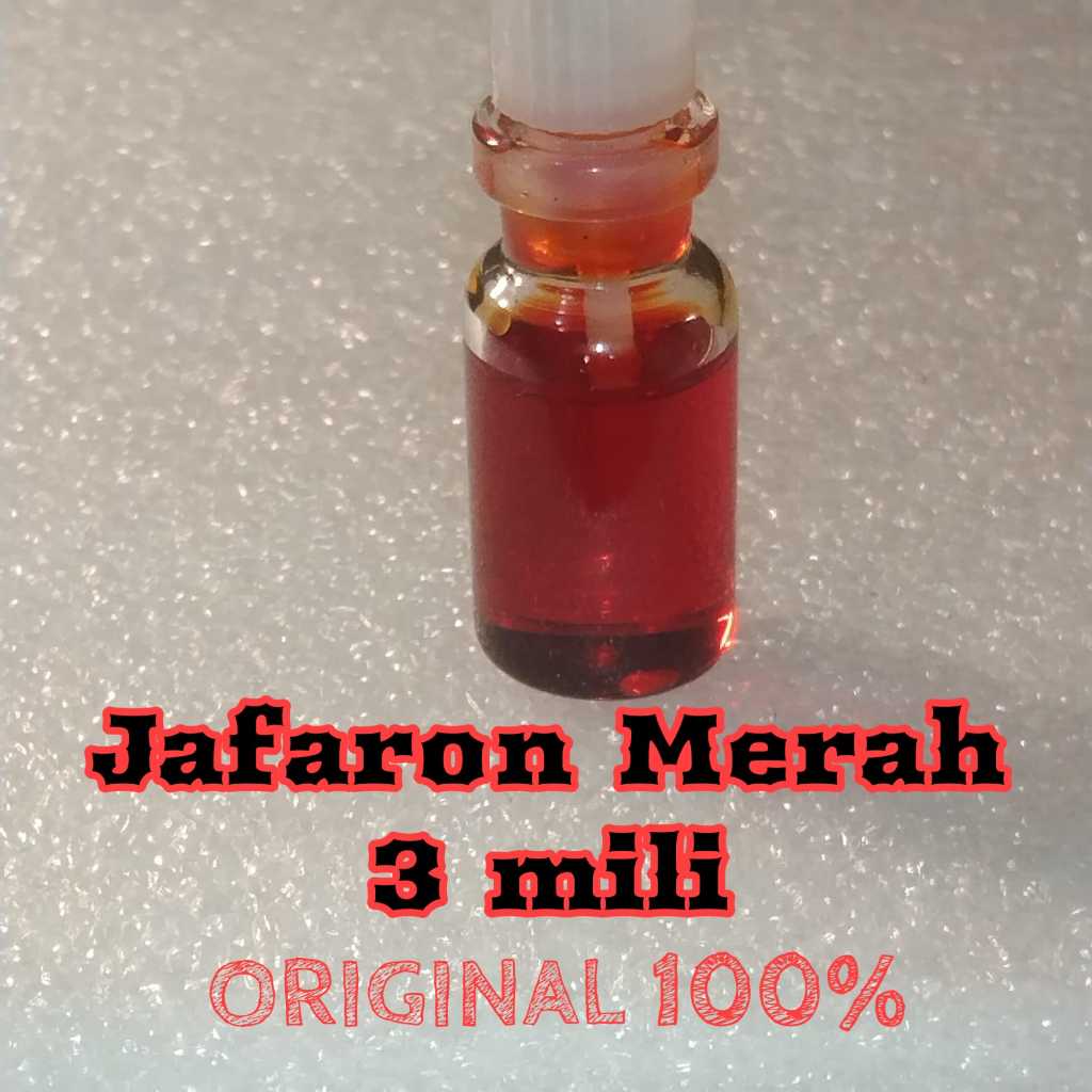 minyak jafaron merah 3mili original
