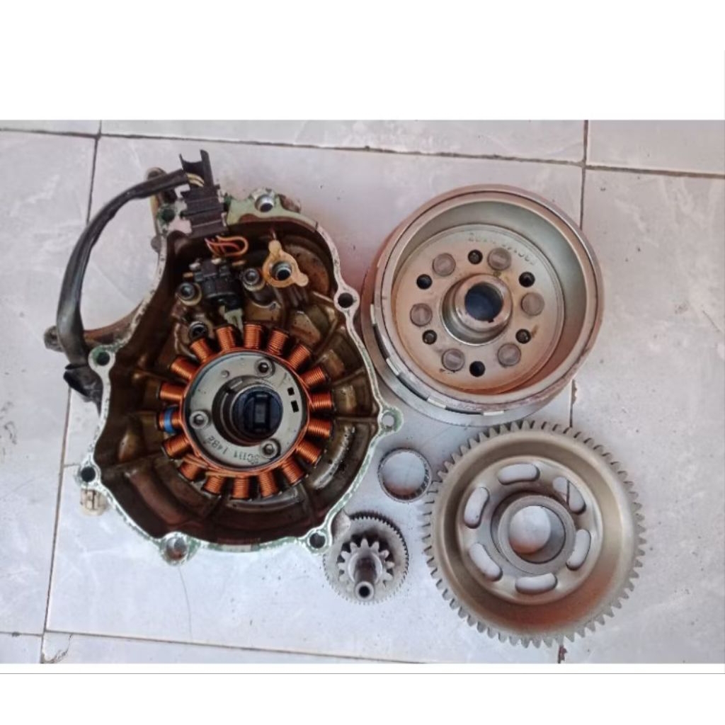 blok magnet 1 set yamaha vixion old 3C11 original copotan