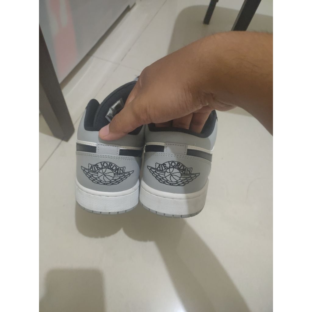 Nike Jordan 1 Low Black Grey White Authentic