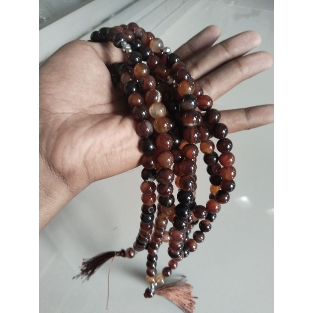 tasbih batu sulaiman wulung ukuran 10mm