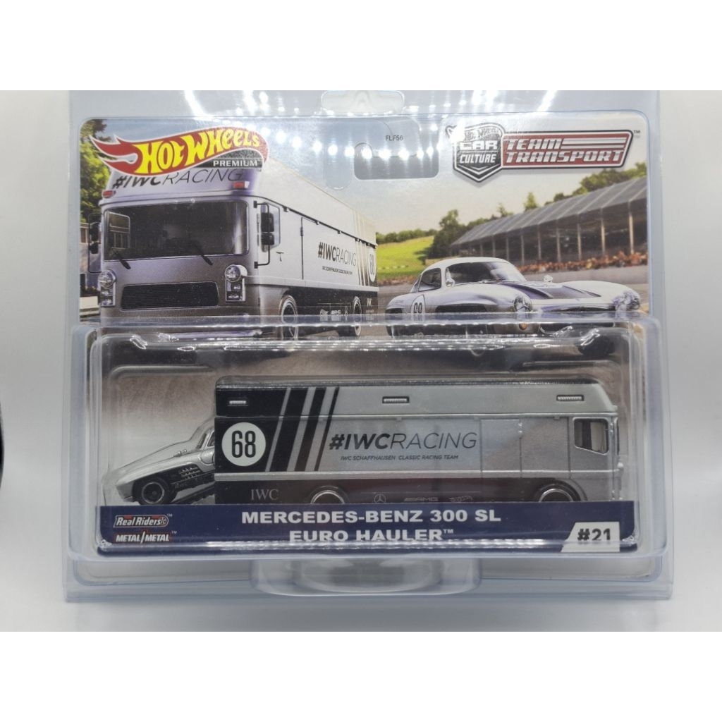 Hot Wheels Team Transport Mercedes Benz 300 SL Euro Hauler