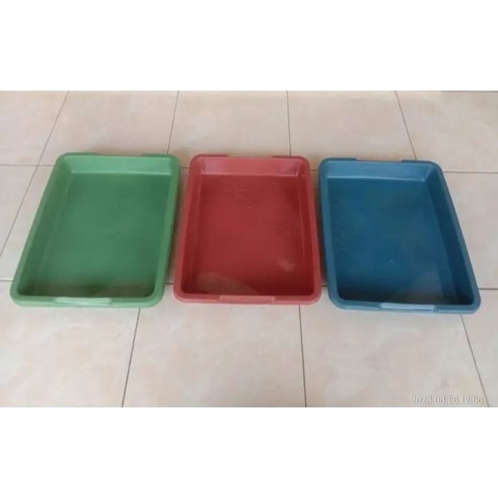 Nampan Segi No 4/Nampan semai benih padi mUrah/Lengser Plastik