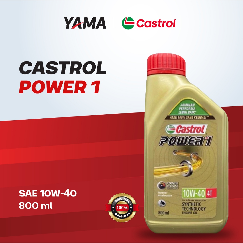 OLI CASTROL POWER-1 SAE 10W-40 0.8L