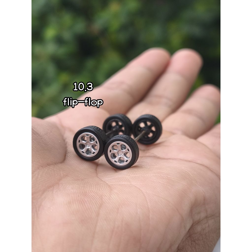wheels set ban karet 1/64 - oem lamborghini gallardo kyosho