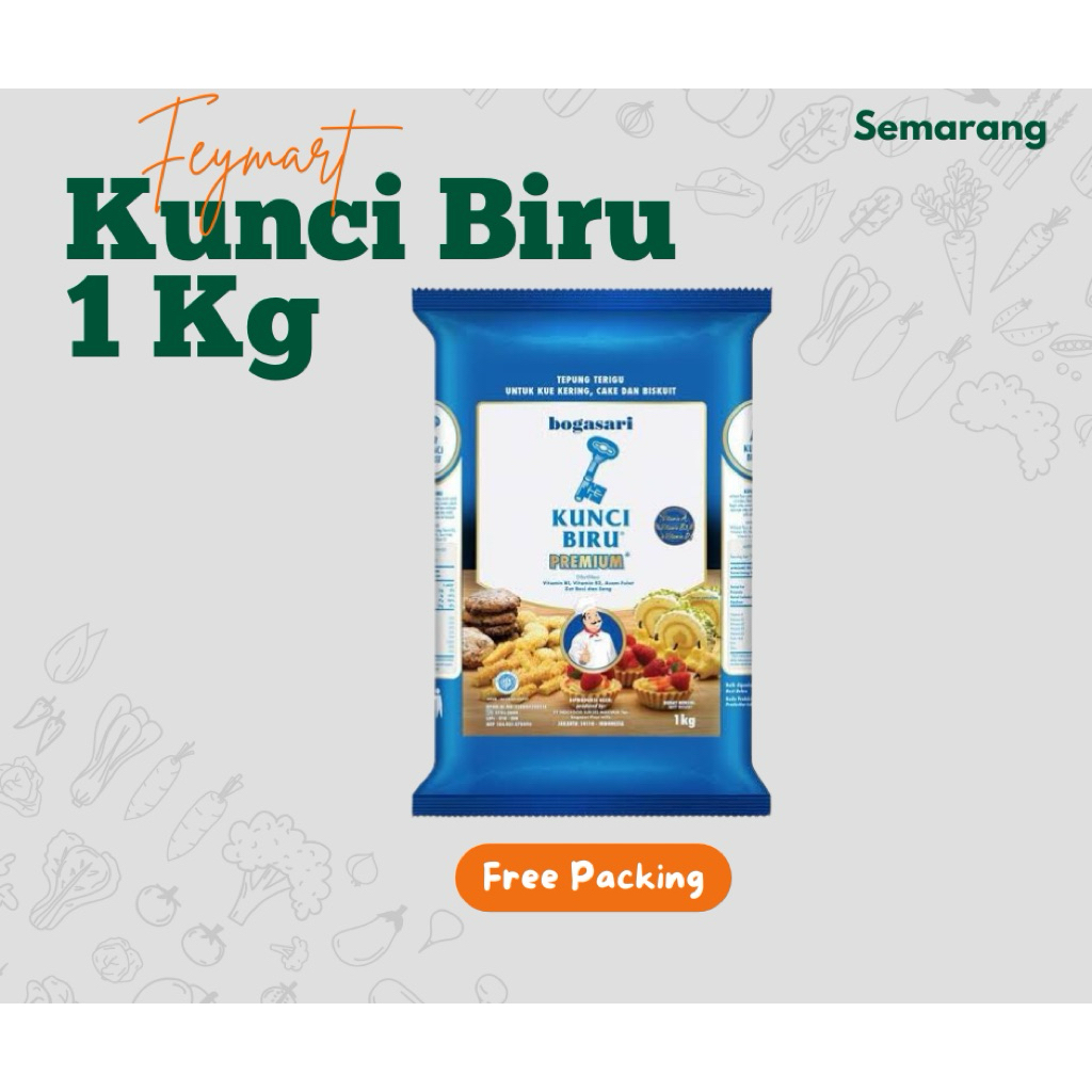 

Feymart X Kyza - Bogasari Kunci Biru 1kg - Semarang