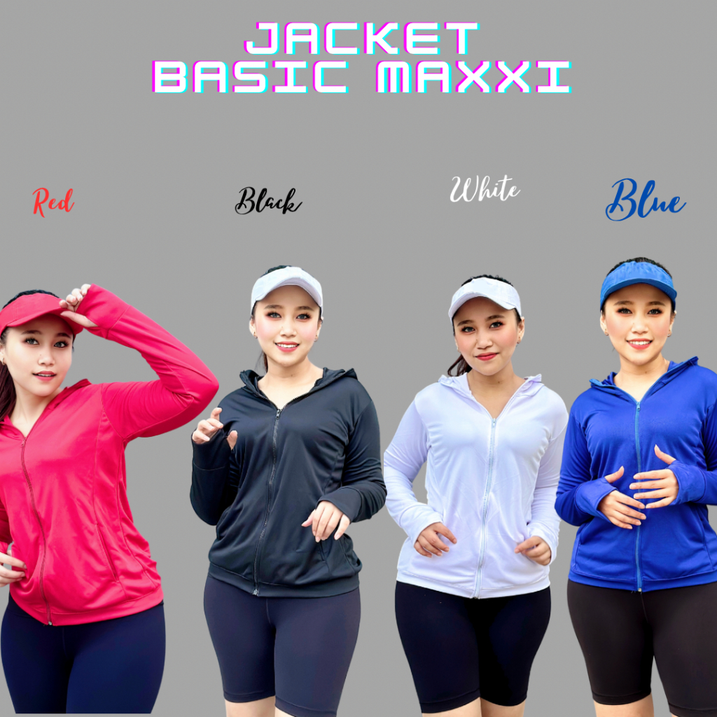 Jaket Olahraga Indoor Outdoor Basic