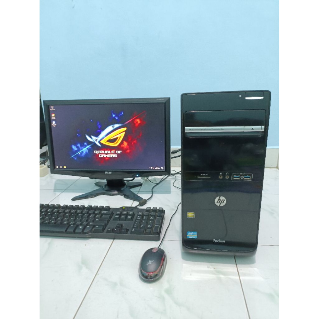 Komputer CPU HP core i5 Ram 8gb gaming render