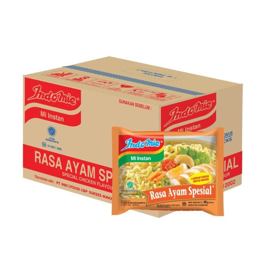 

Indomie Kuah Ayam Spesial 68 Gr 1 Karton