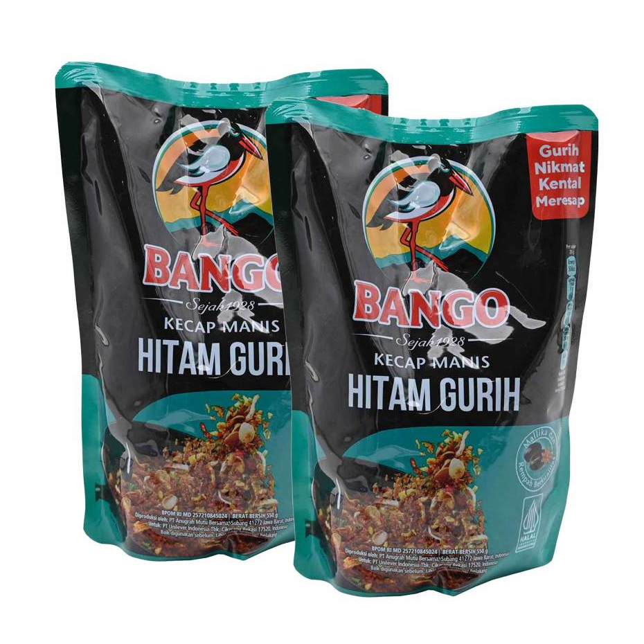 

2pcs Bango Kecap Manis Hitam Gurih 550Ml