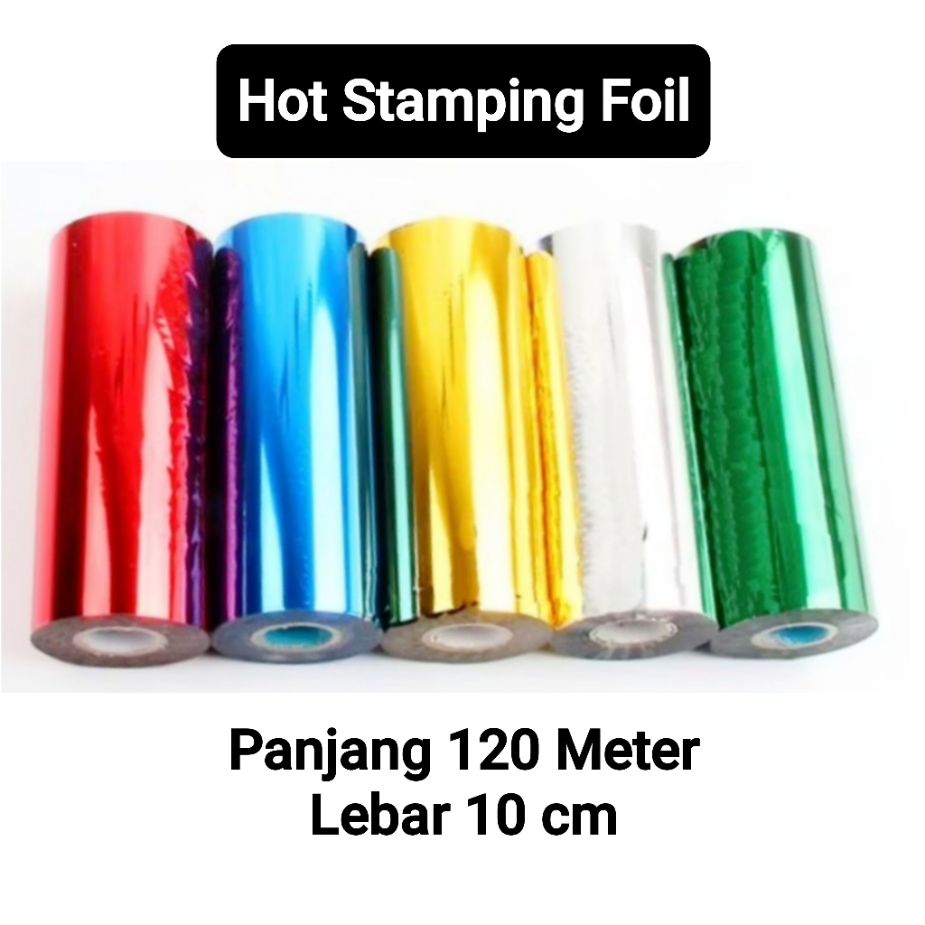 

Hot stamping foil hot print cover kertas undangan raport dan sampul