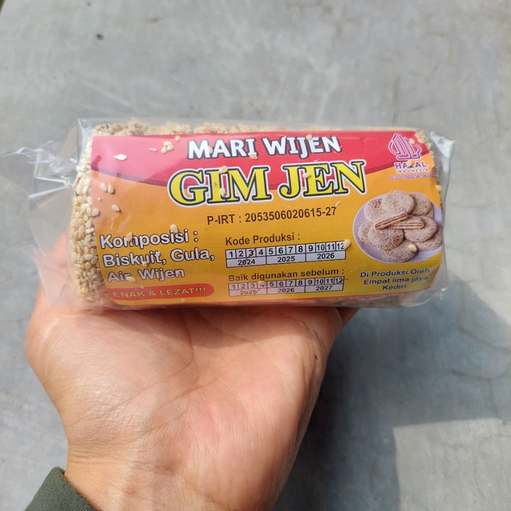 

Oleh-oleh khas Kediri Mary Wijen kue manis Marie wijen gula