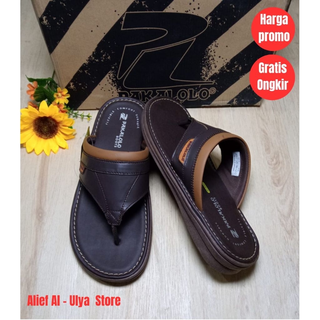 Sandal Kulit Pakalolo Original||Sandal kulit dewasa||Sandal kulit Cowok||Sandal cowok kekinian||Sand