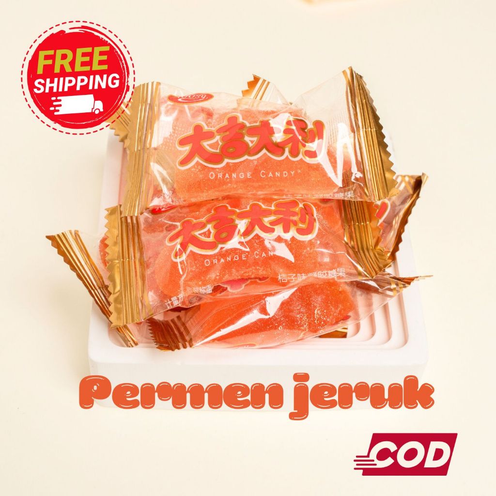 

(Halal) Permen Lembut Impor (DAJIDALI) Permen Rasa Buah Jeruk