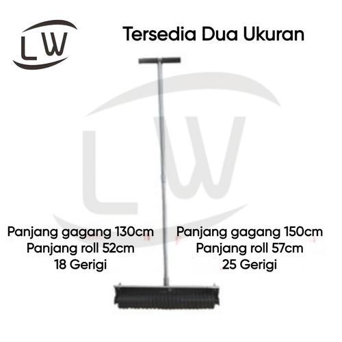 

FLOOR EMBOSER / ALAT PENGGARIS JALAN BETON EMBOSSING 50 - 70 - 18GERIGI-50CM