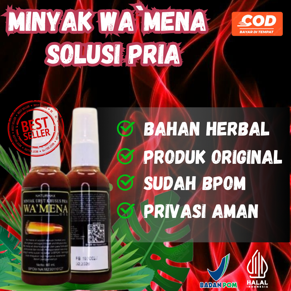 WAMENA Obat Oles Kuat Pria Minyak Tahan Lama Cowok tanpa efek samping