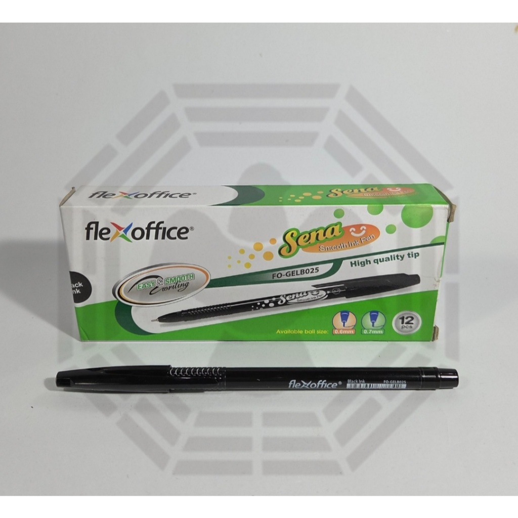 

Pulpen Flexoffice Sena |0.7 mm| High Quality Tip | 1 Box Isi 12 pcs