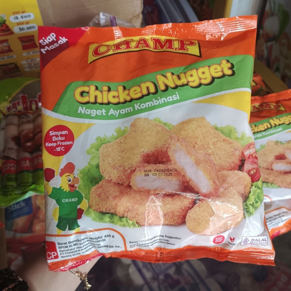 

champ nuget 450gr
