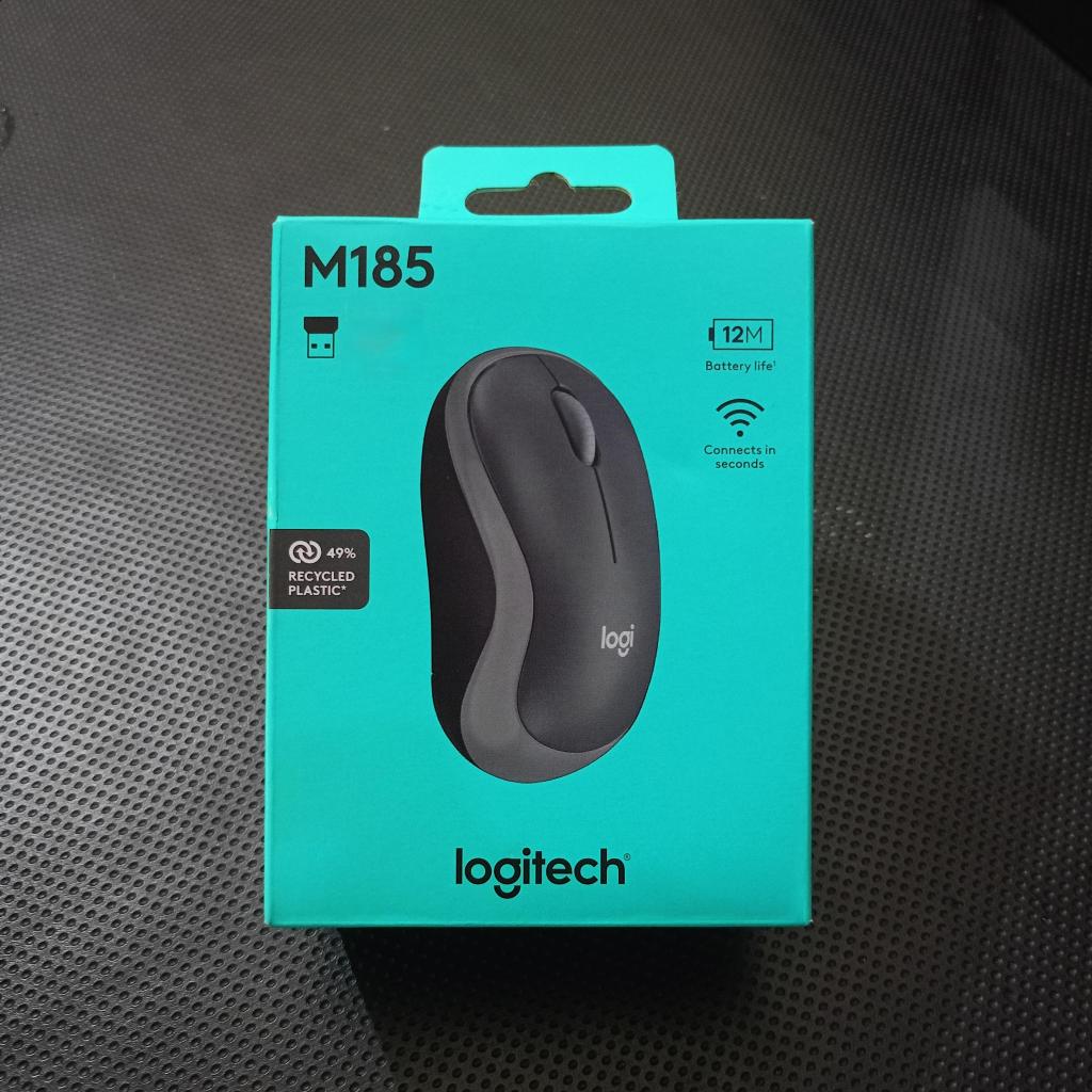 Mouse Logitech Wireless Mouse M185 Original 100% / M-185