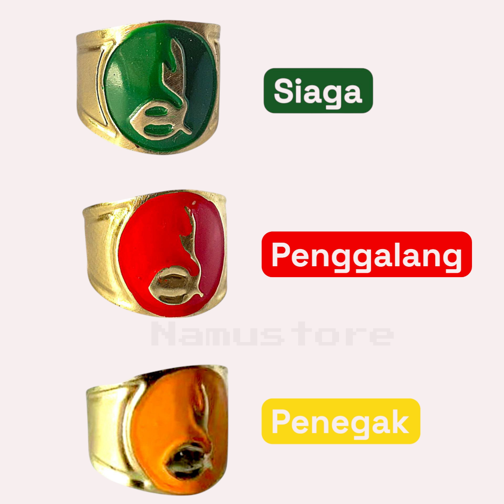 HARGA ECER Ring Cincin Penjepit Kacu Dasi Hasduk Pramuka SD SMP SMA // ring kacu sd smp sma harga sa