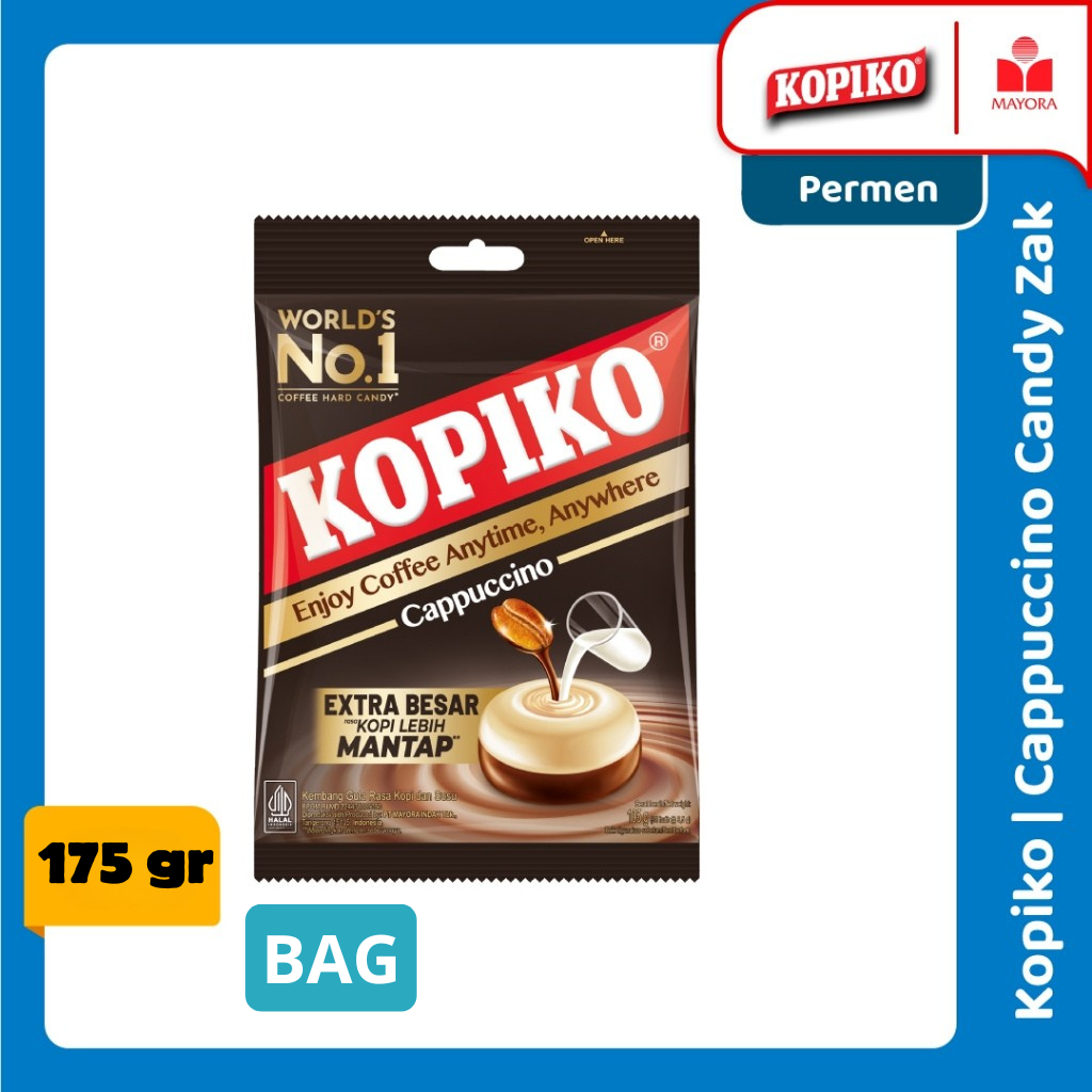 

Permen Kopiko Cappuccino | Coffee Candy Zak Extra Besar