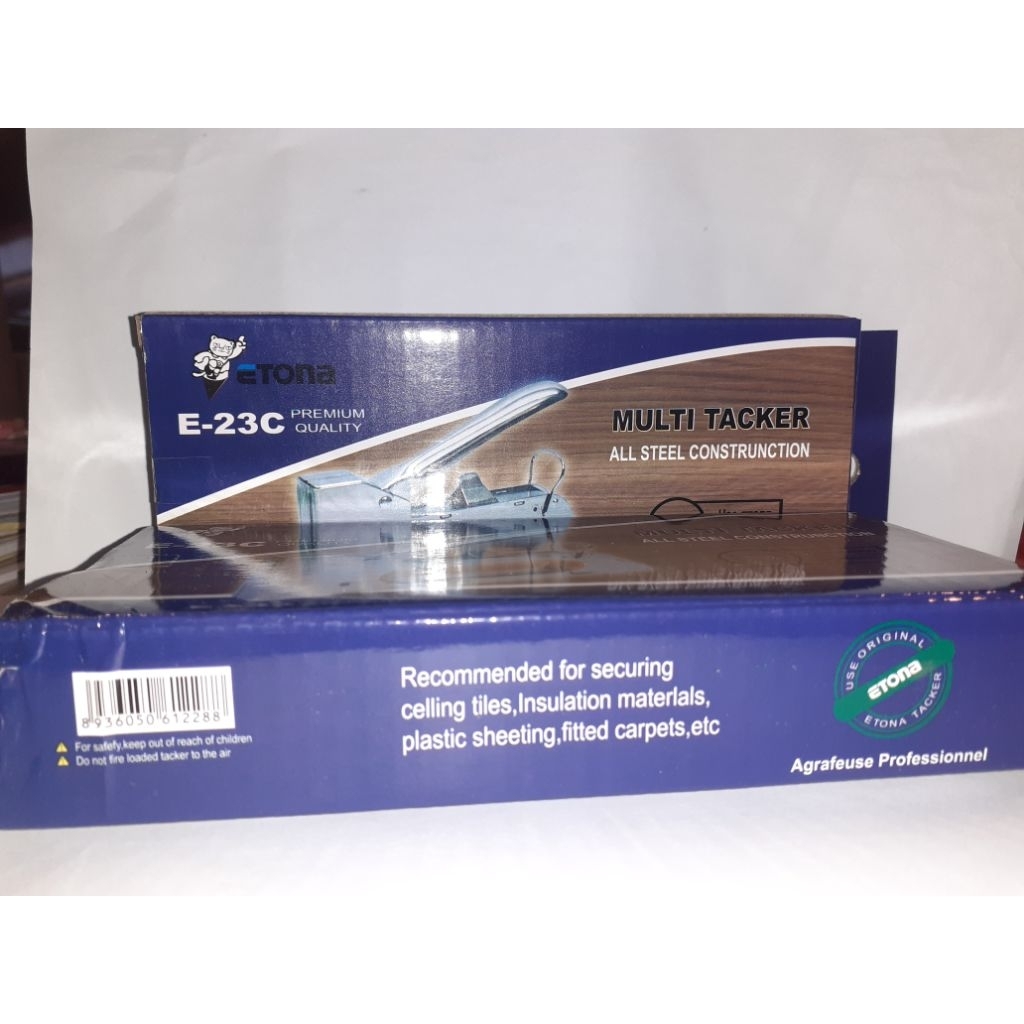 

Gun Tacker Etona E23 Manual/Staples/Mesin Tembak Tangan 6mm & 8mm