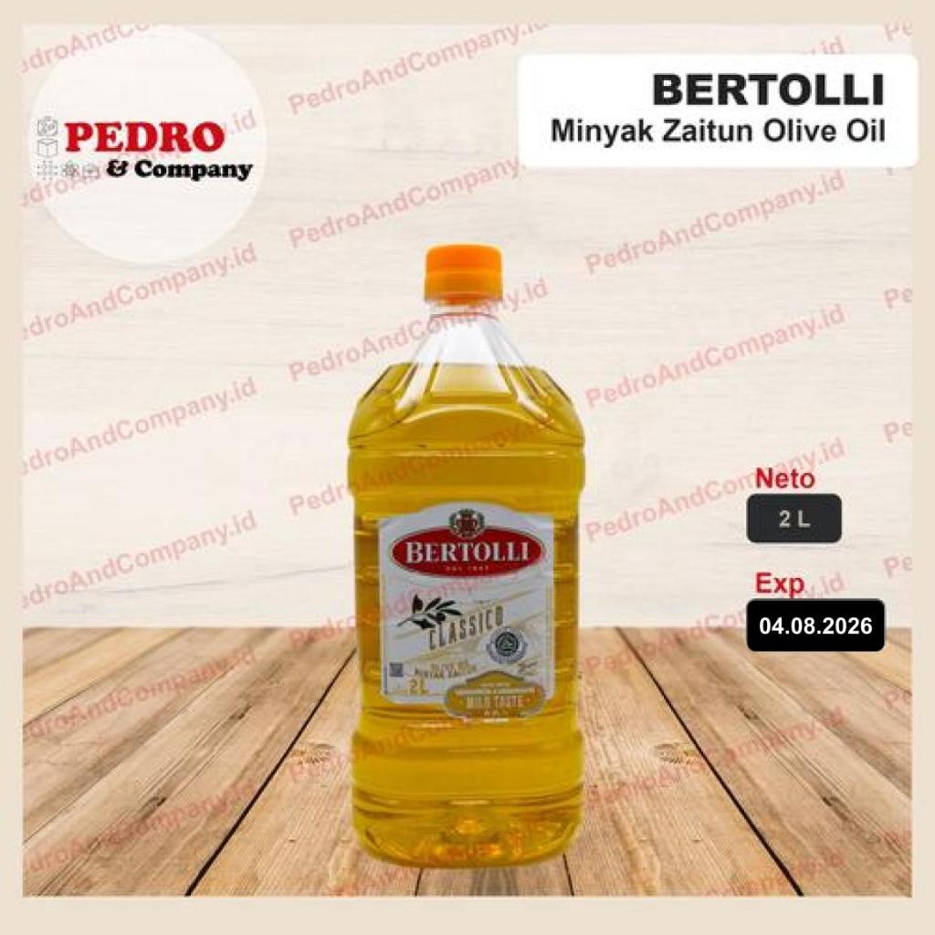 

bertolli classico olive oil 2 liter - minyak zaitun 2L