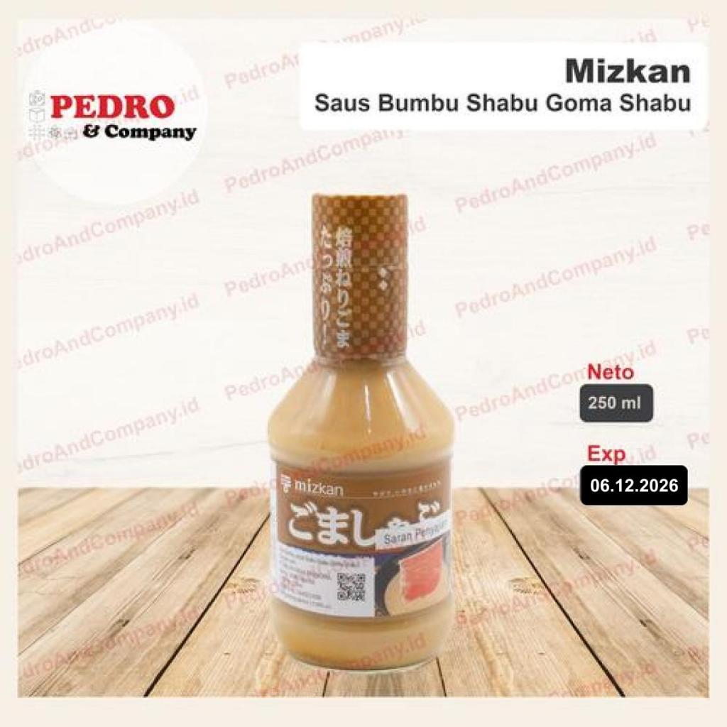 

Mizkan goma shabu 250 ml - shabu bumbu saus jepang