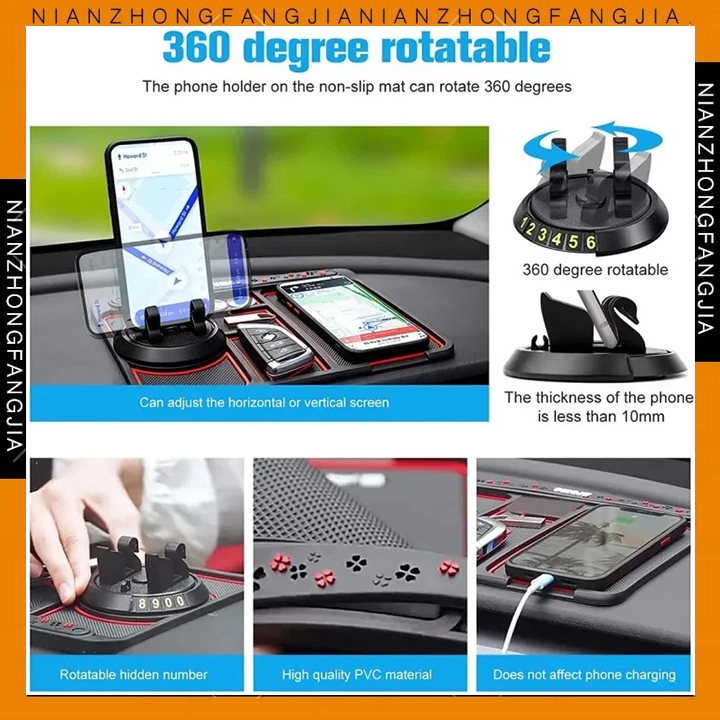 Dashboard Mobil Anti Slip Anti Slip Dashboard Mobil 4 in 1 Mat Holder Mat Dashboard Mobil Car Dashbo