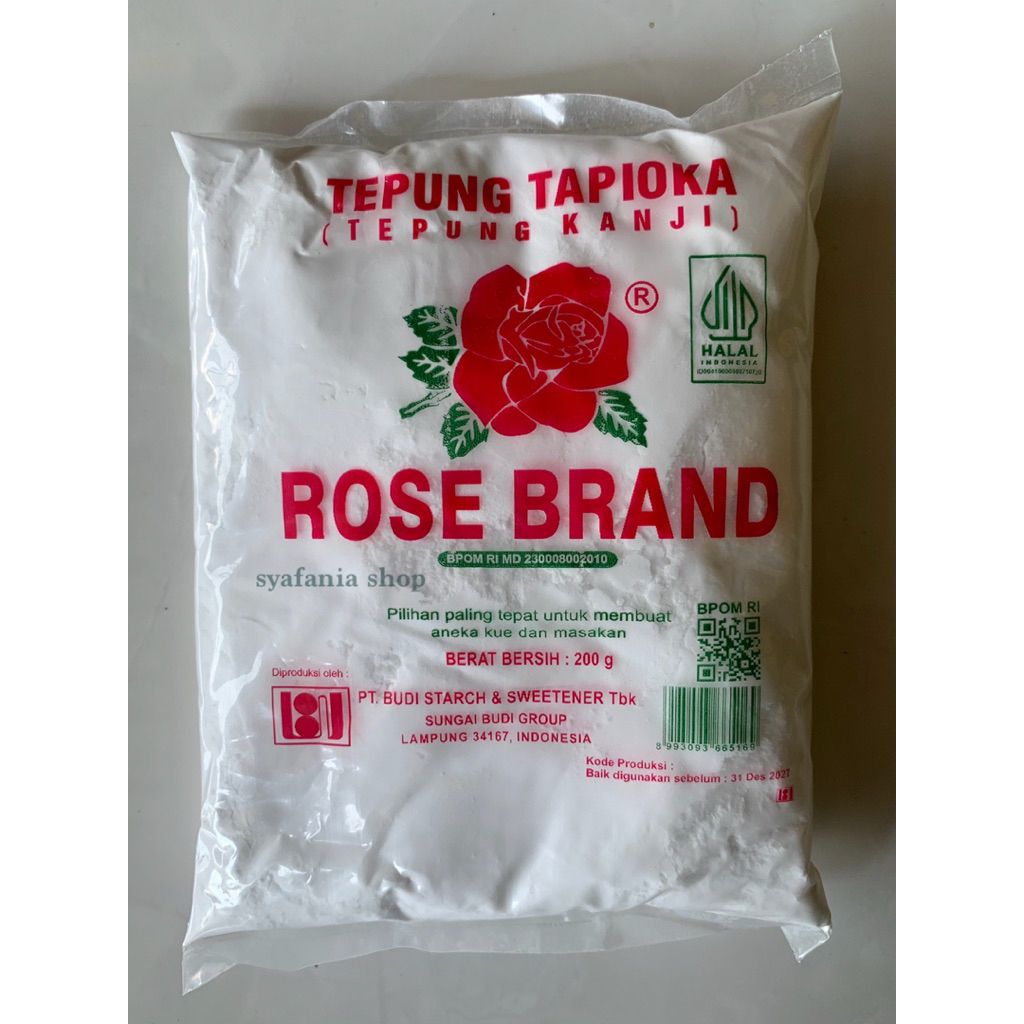 

Tepung Tapioka Rose Brand 200g/ Tepung Kanji