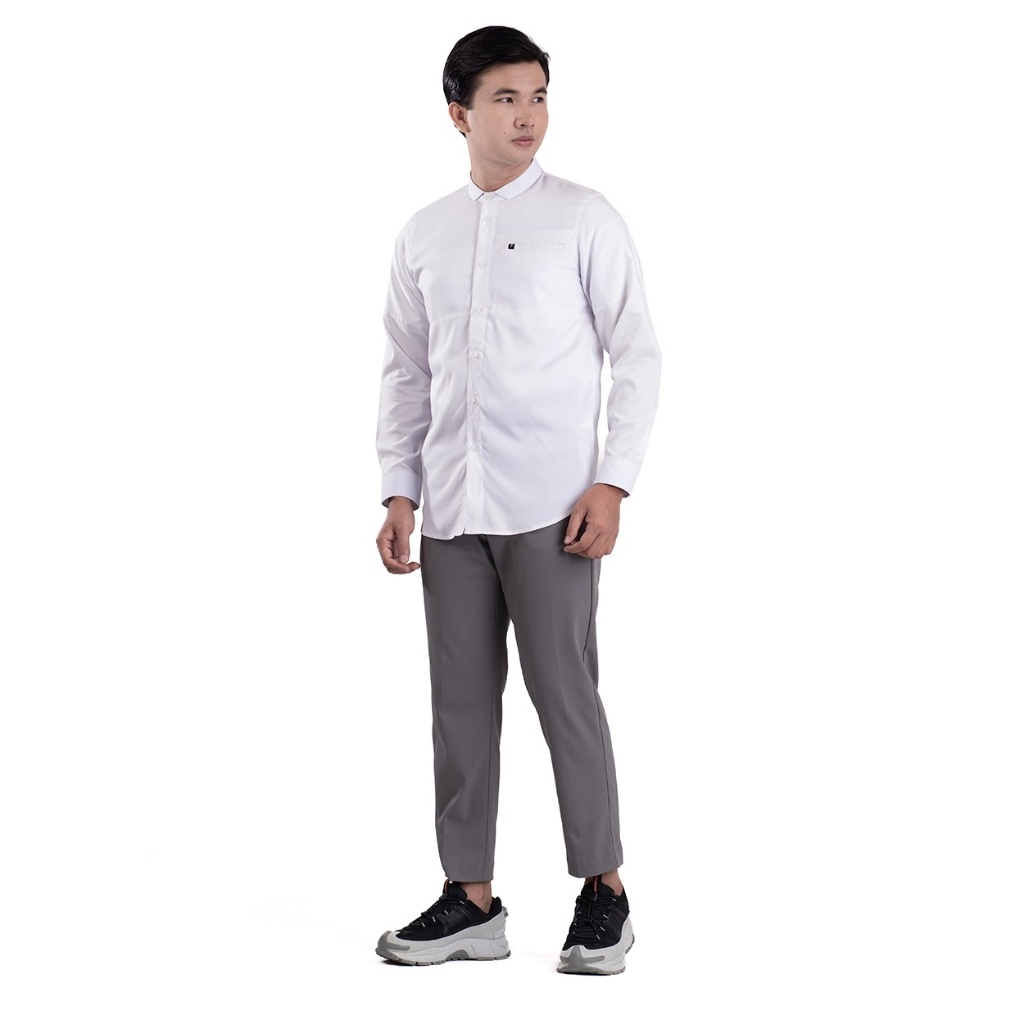 KOKO DEWASA MODERN FADKHERA OFFICIAL WALDAN LENGAN PANJANG WHITE PUTIH