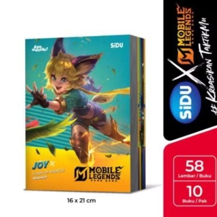 

BUKU TULIS SINAR DUNIA MOBILE LEGEND 58 LEMBAR