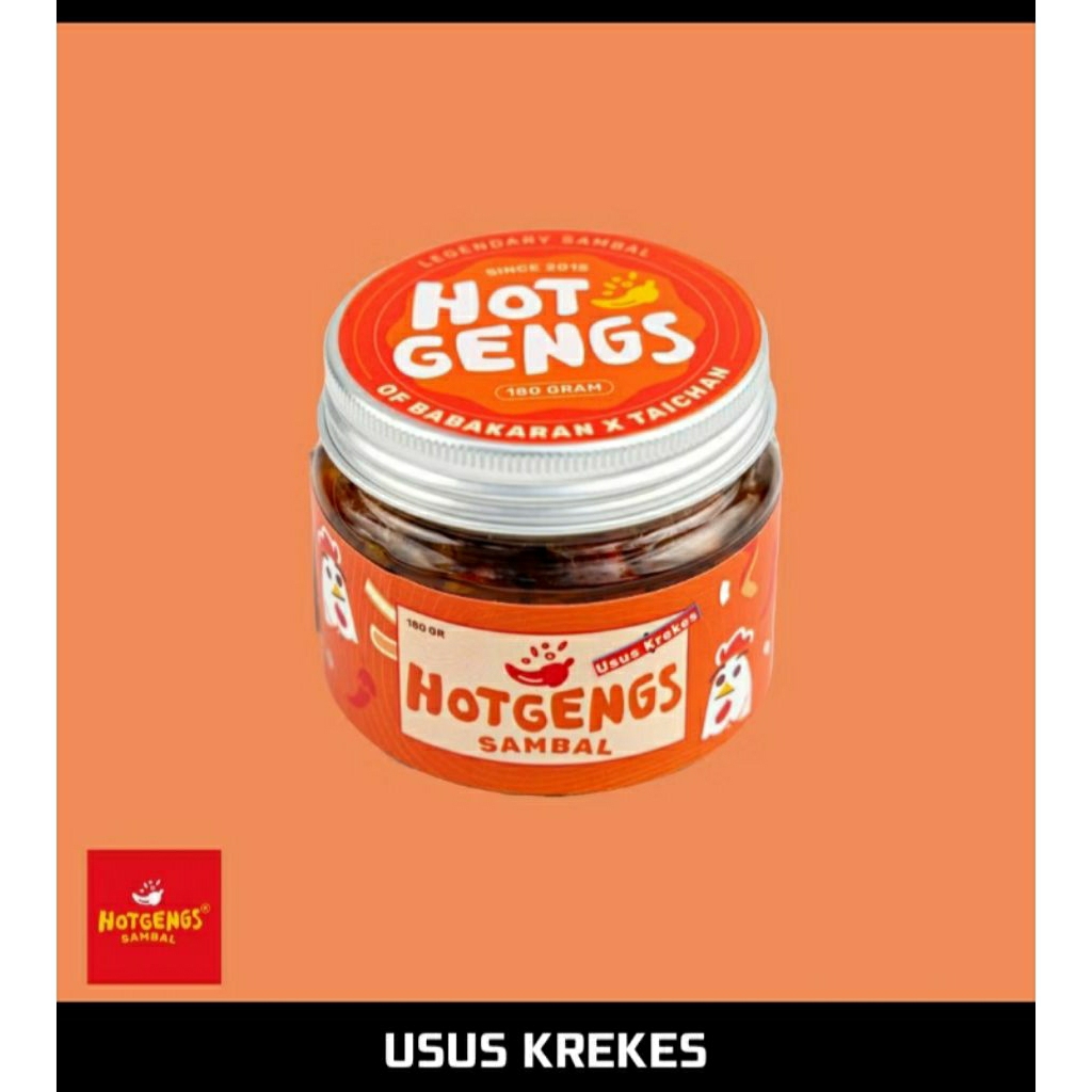 

Sambal Hotgengs - Sambal Bawang dengan toping USUS AYAM 125 Gram. Sambel Pedas Homemade.