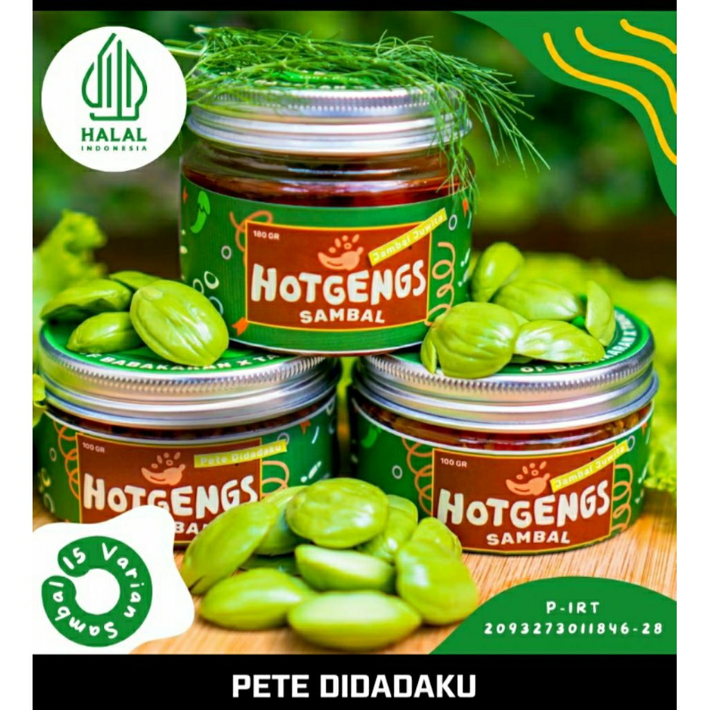

Sambal Hotgengs - Sambal Bawang dengan toping PETE 125 Gram. Sambel Pedas Homemade.