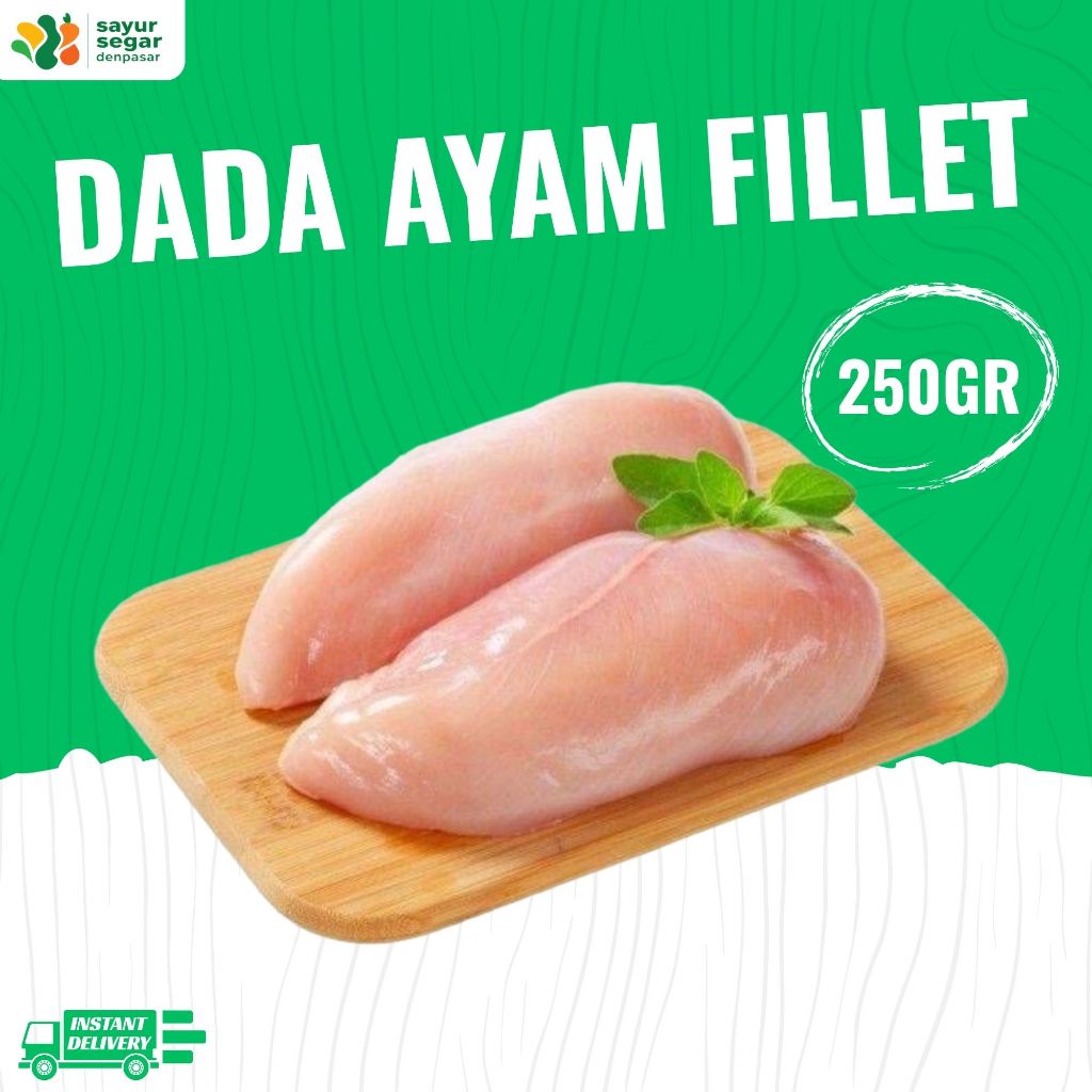 

Dada Ayam Fillet 250gr - Sayur Segar Denpasar