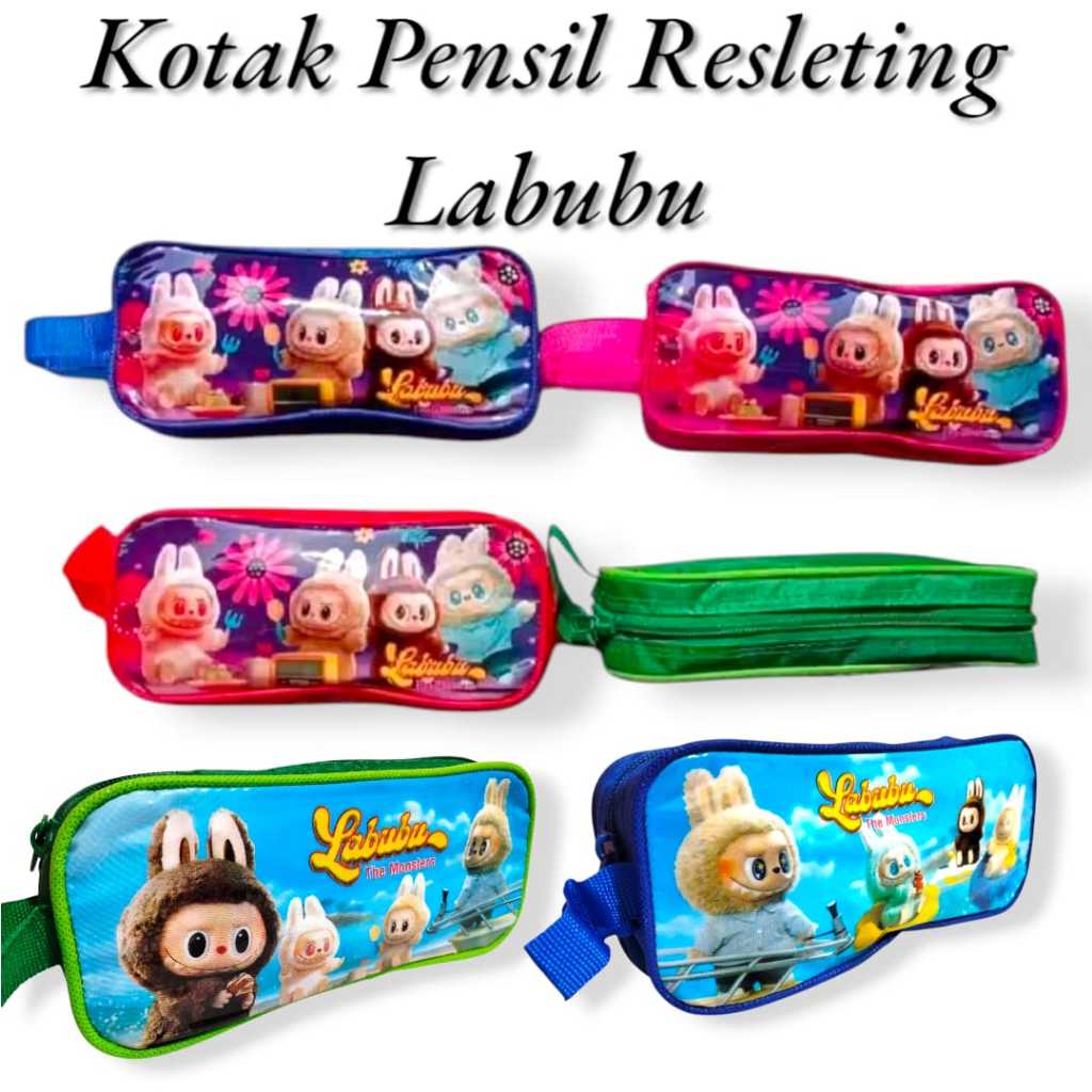 

Kotak Pensil Case Resleting / Pensil Case Karakter Labubu Lucu