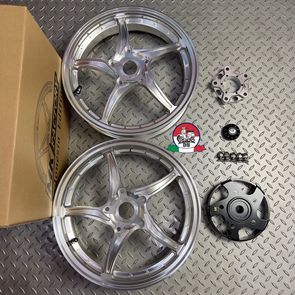 Velg MK FACTORY MK13 Silver Vespa Sprinr Primavera GTS S LX