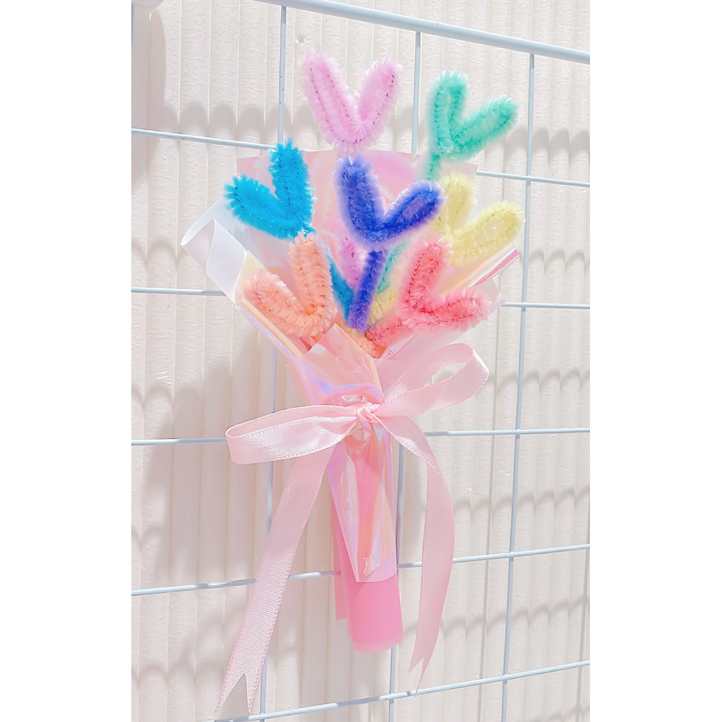 

Mini Bouquet Kawat Bulu