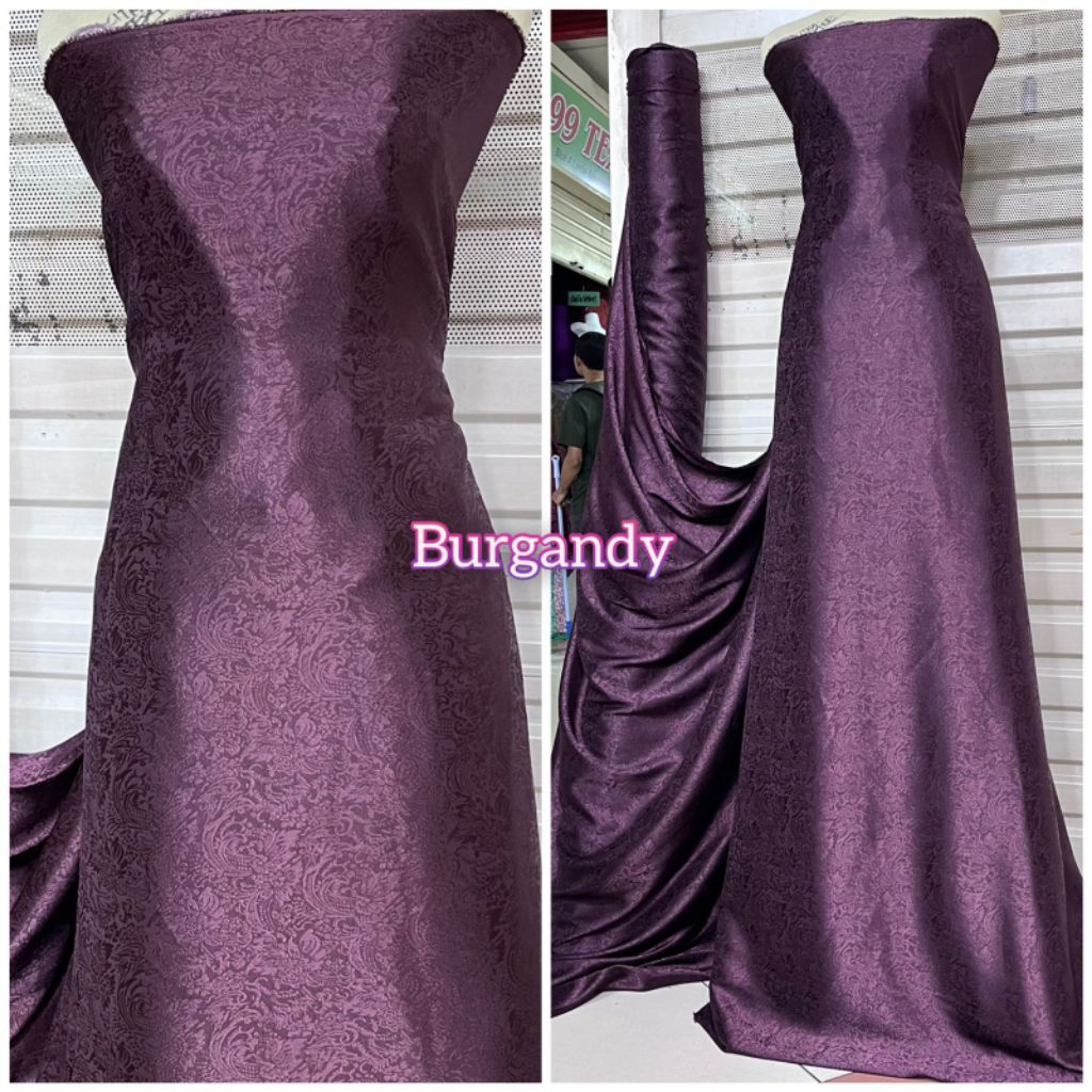 (COD)kain bahan jaquard sild/bahan adem halus