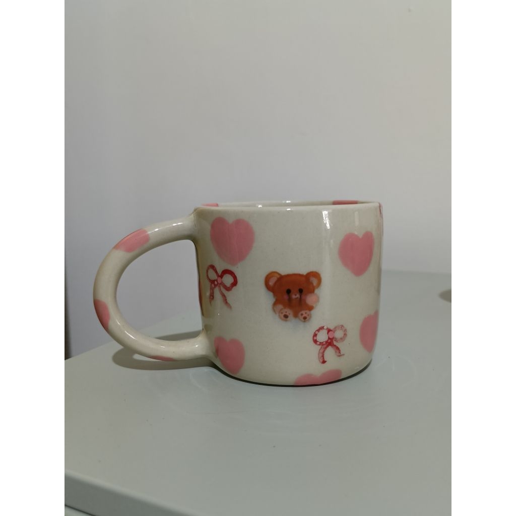 Gelas Mug Keramik motif Boneka