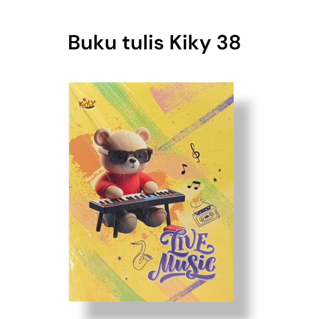 1PCS = 1 Buku Tulis Garis KIKY 38 Lembar / 1 PCS Buku Tulis KIKY 38 Lembar