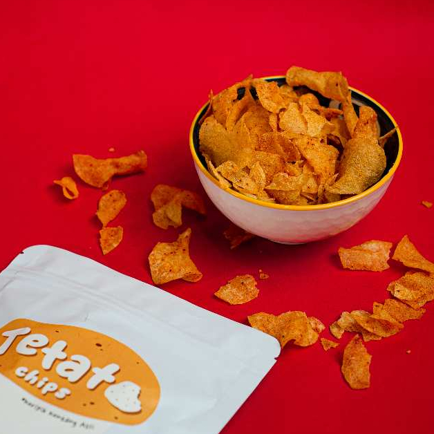 

Tetato Chips Keripik Kentang Rasa Spicy Pedas Potato Chips Kripik Kentang 65gr
